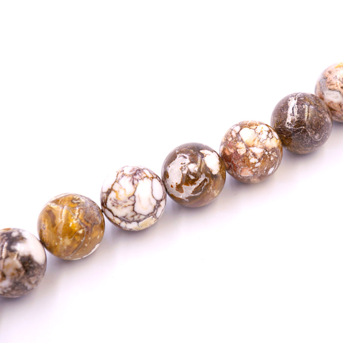 (WHJ-003) 20mm Wild Horse Jasper Beads